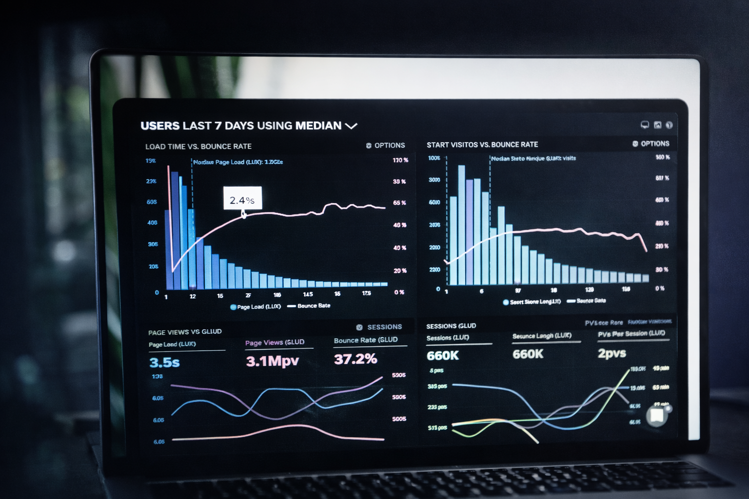 Dashboard für Analyse, Nutzerführung und Serviceoptimierung