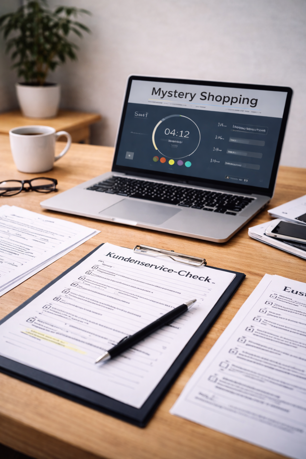 Kundenservice Analyse und Testkontakte